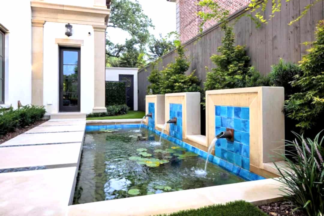 Dallas Reflecting Pool with Floating Lily Pads